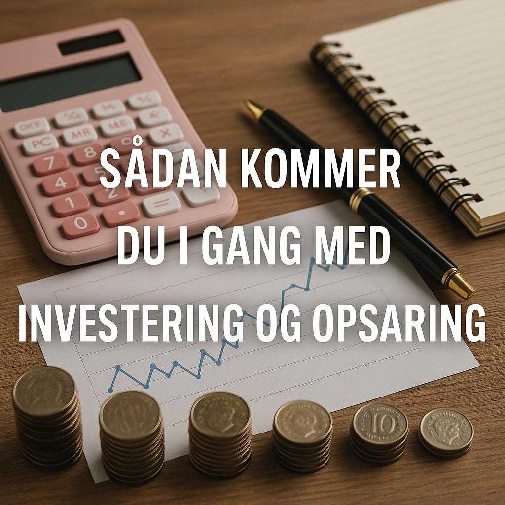 Sådan Kommer Du i Gang med Investering og Opsparing