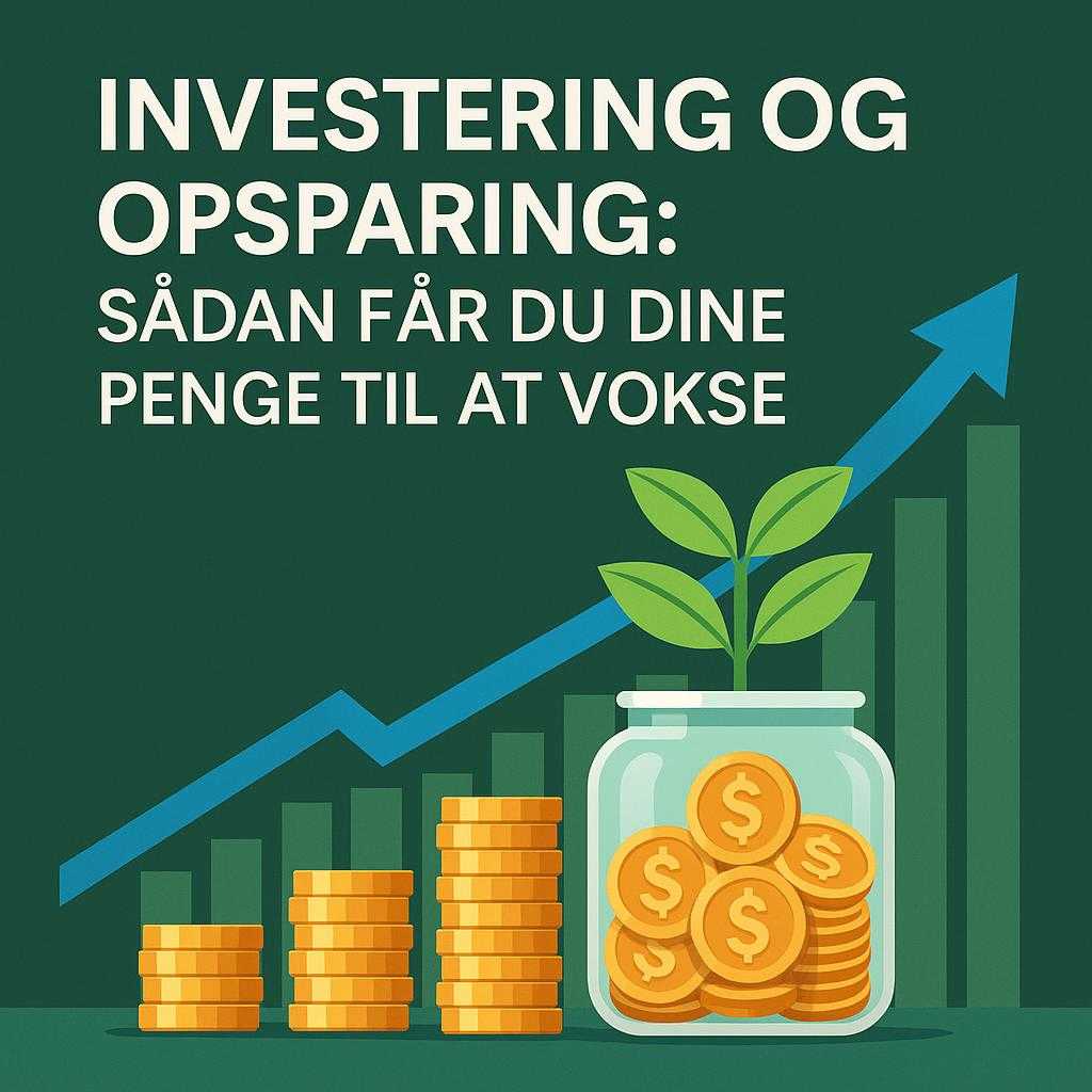 Investering og Opsparing: Sådan Får Du Dine Penge til at Vokse