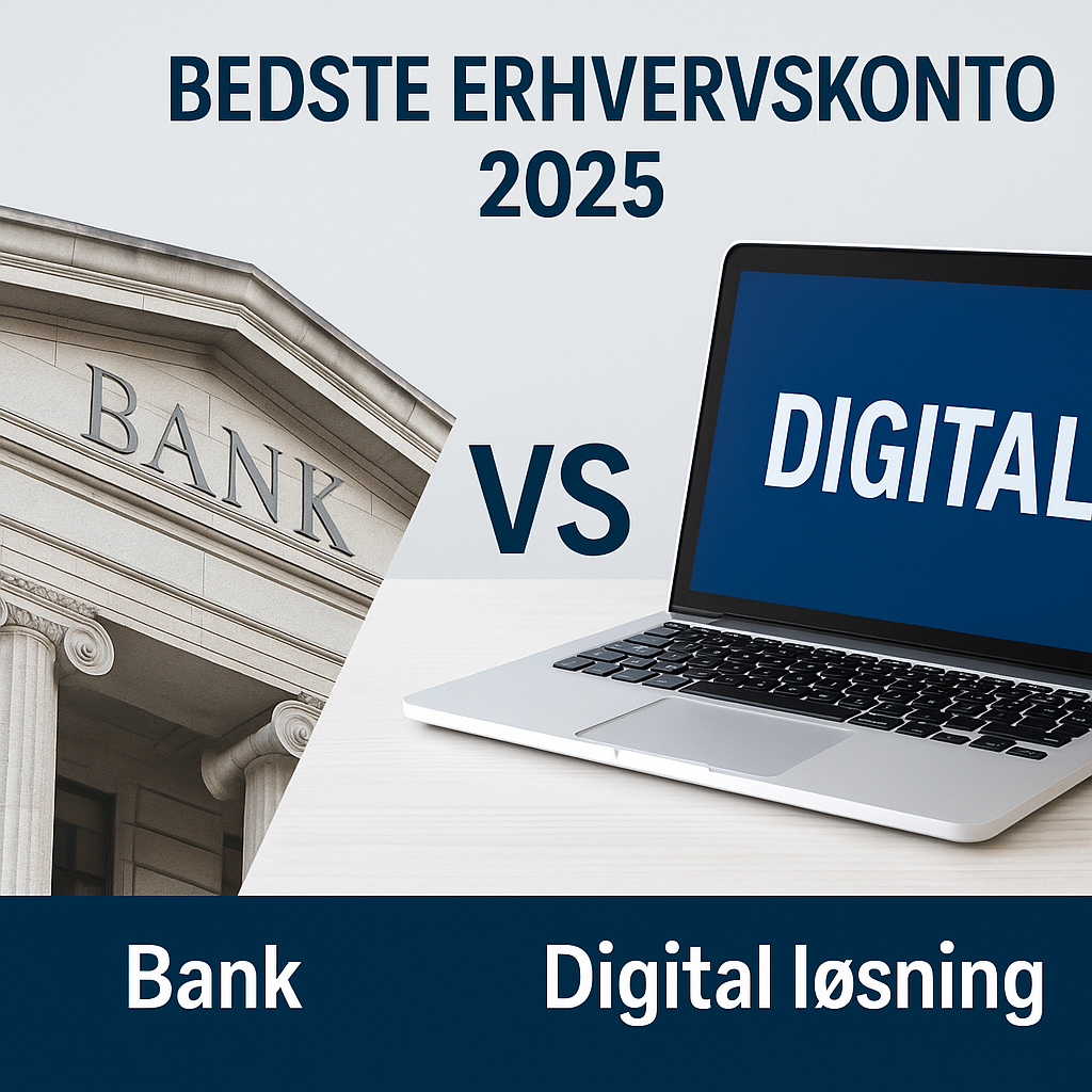 Bedste erhvervskonto 2025 – guide til iværksættere og små virksomheder