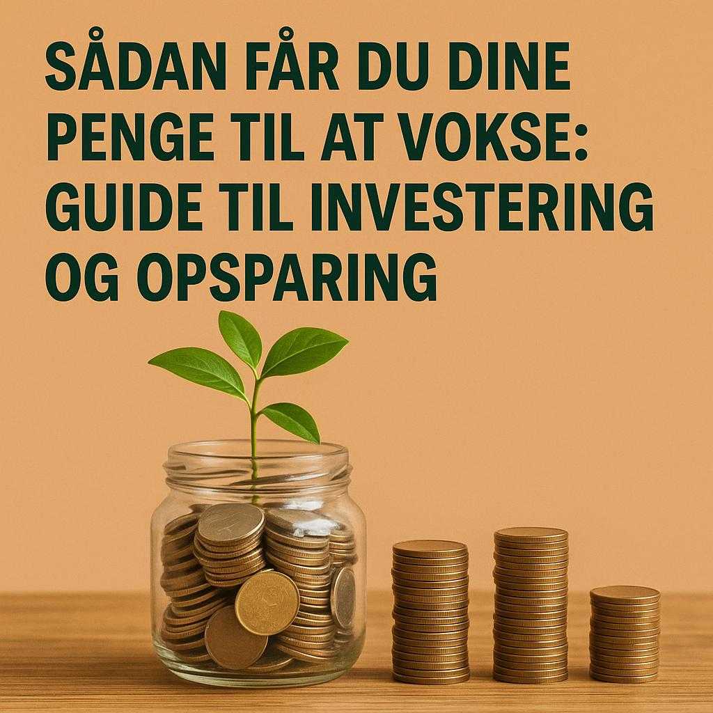 Sådan Får Du Dine Penge til at Vokse: Guide til Investering og Opsparing